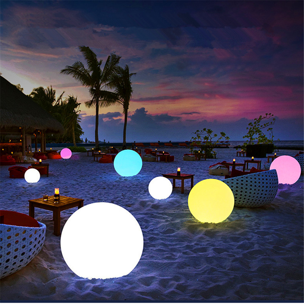 Outdoor Lighting In Ground - Oplaadbaar LED-gloeiend ballicht voor kinderen, volwassenen,