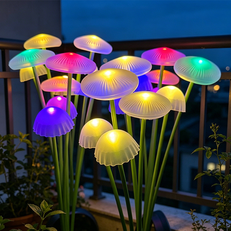 Outdoor Lighting Jellyfish - Solar Jellyfish Mushroom Lights LED buitenlandschapverlichting