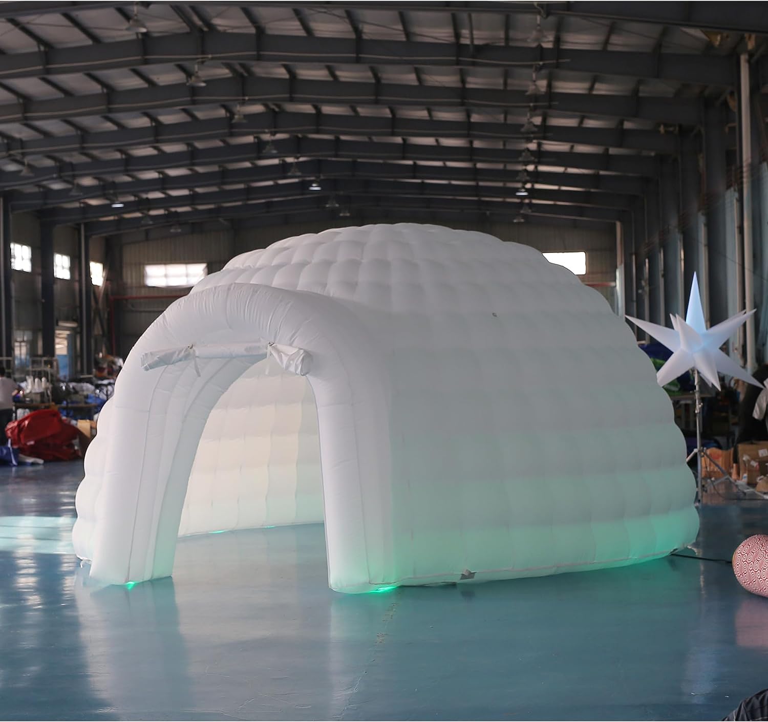 Outdoor Lighting Rental For Party - 5m Diameter Buitenrecreatie Opblaasbare Feesttent Opblaasbare