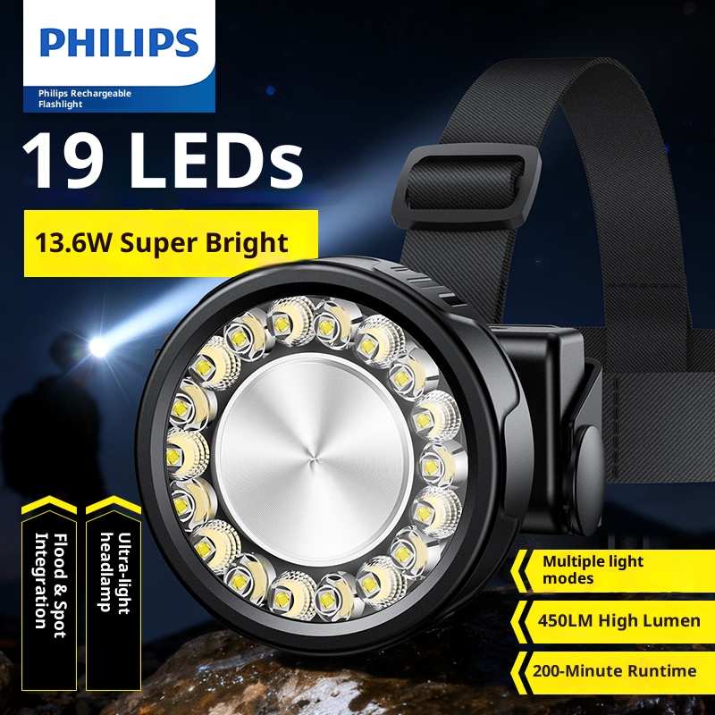 Outdoor Lighting Philips - Philips LED-koplampverlichting 19 lampkralen 450LM koplamp