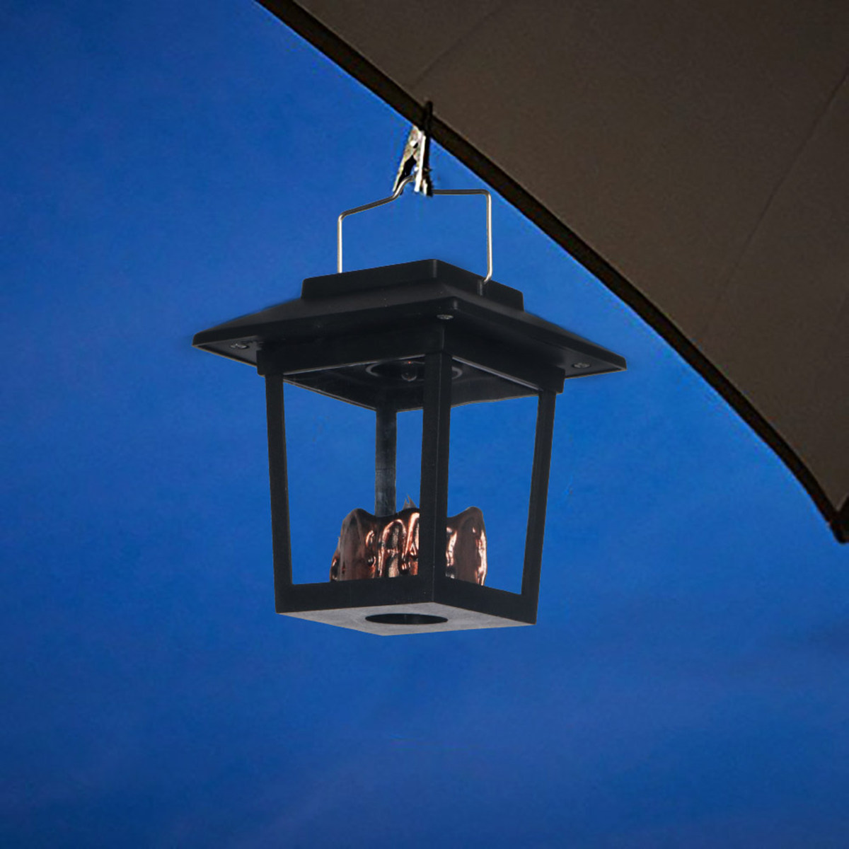 Outdoor Lighting Vintage - 3-delige waterdichte zonnelantaarn, vintage LED buitenlamp