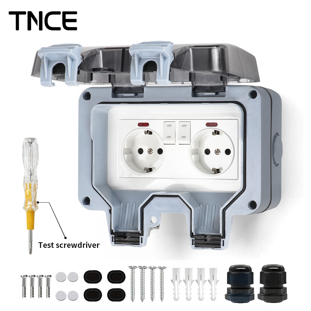 Outdoor Lighting No Outlet - TNCE IP66 waterdichte stopcontact buiten 16A