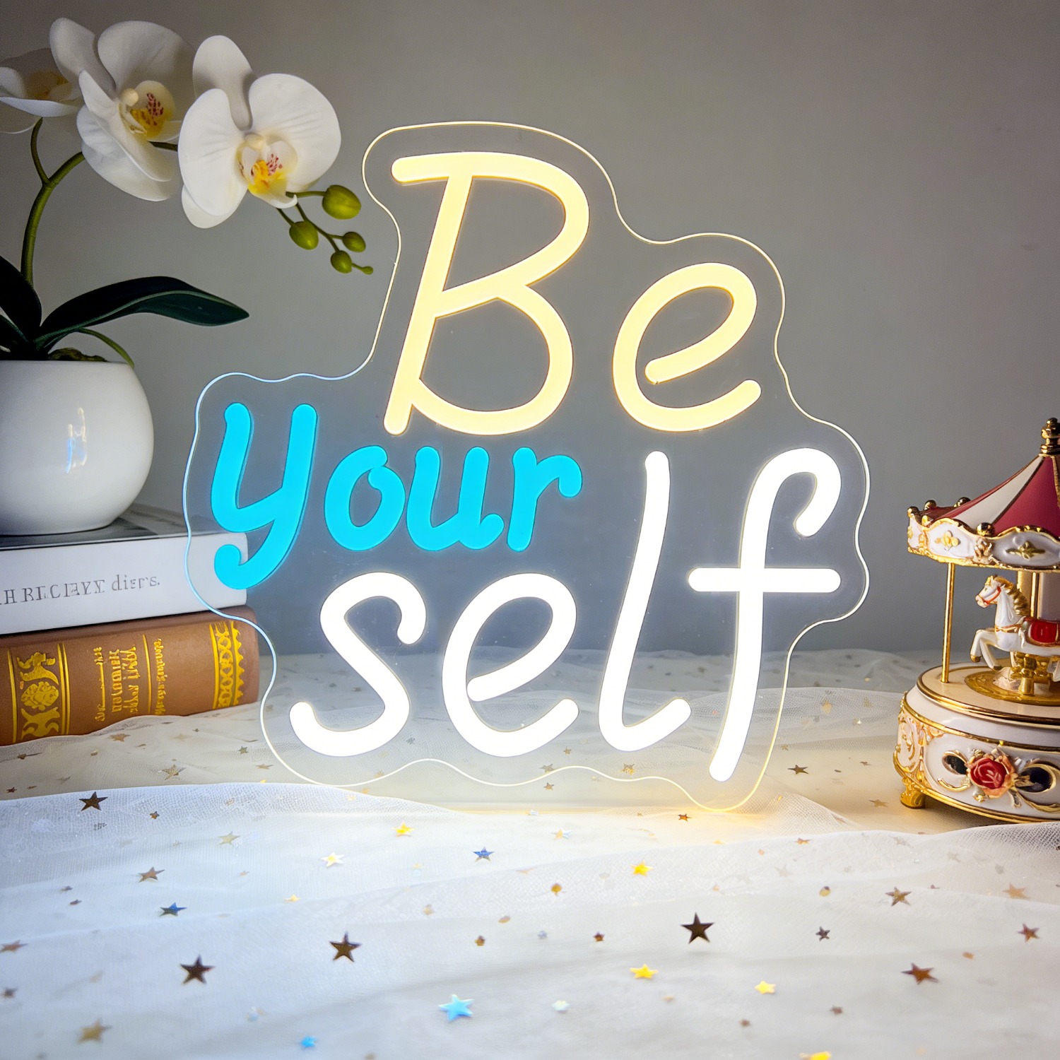 Outdoor Lighting Quotes - Inspirerend Be Yourself Neon Sign LED