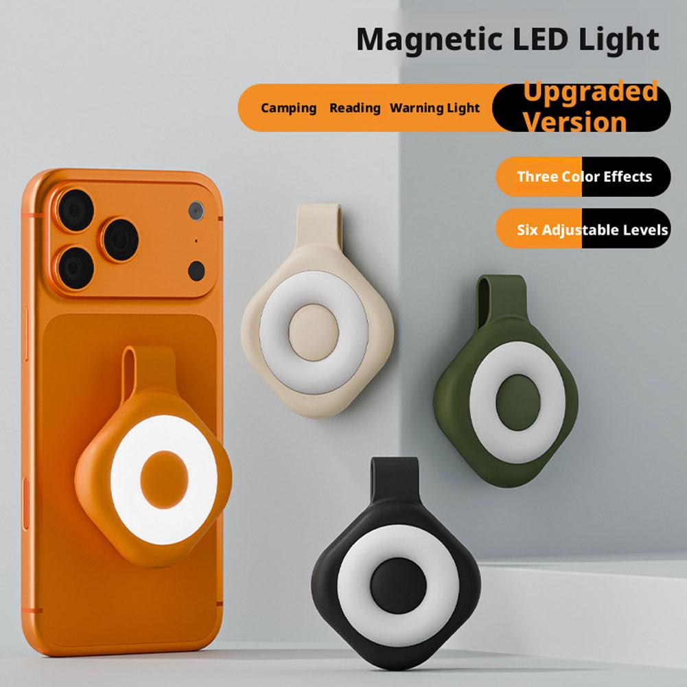 Outdoor Lighting For Photography - Oplaadbare magnetische telefoonvullicht, draagbare kraagclip, nachtlampje,