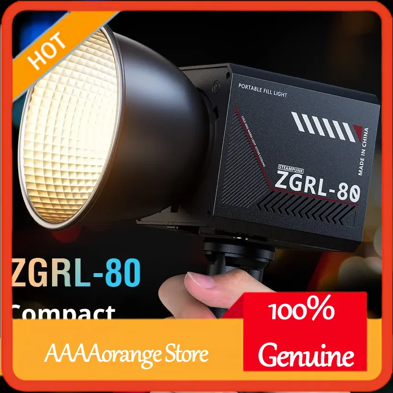 Outdoor Lighting For Photography - ZGRL80 80W COB LED-videolamp Handheld draagbare