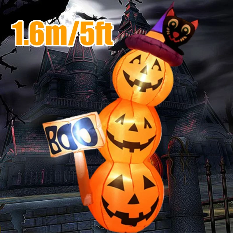 Outdoor Lighting In Ground - 1.6M/5ft Halloween Opblaasbaar Model Pompoen Ingebouwde