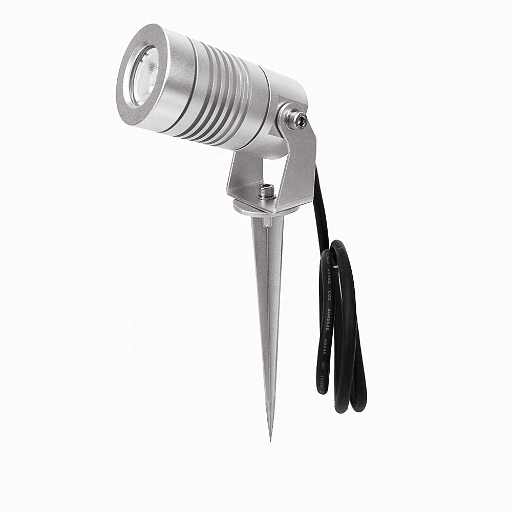 Outdoor Lighting Accent - 3W7W12W18W Mini LED-spots, zilverkleurig, waterdicht, voor