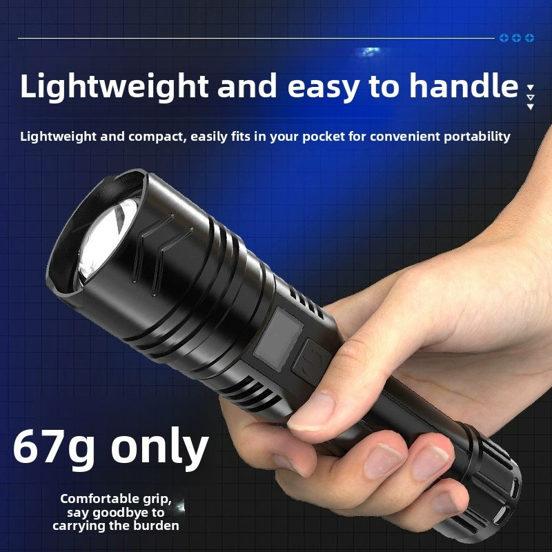 Outdoor Lighting The Range - 1PC multifunctionele outdoor sterke licht LED-zaklamp