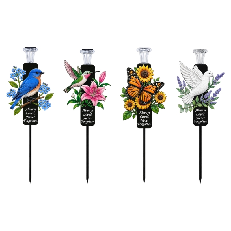 Outdoor Lighting Accent - Tuinpaal op zonne-energie, licht metaal, buitenaccent,