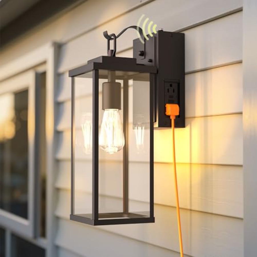 Outdoor Lighting No Outlet - Verbeterde Dusk to Dawn buitenwandlampen met
