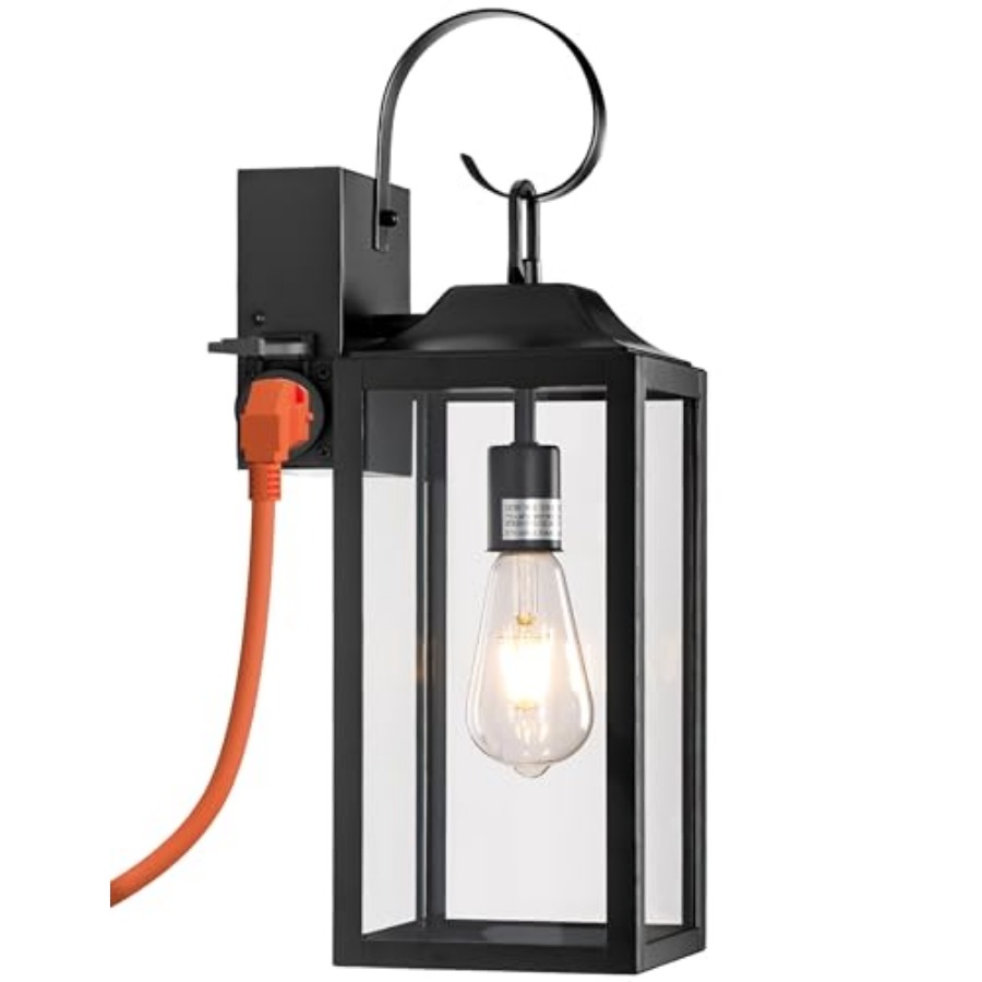 Outdoor Lighting No Outlet - 19 inch grote buitenlamp met stopcontact