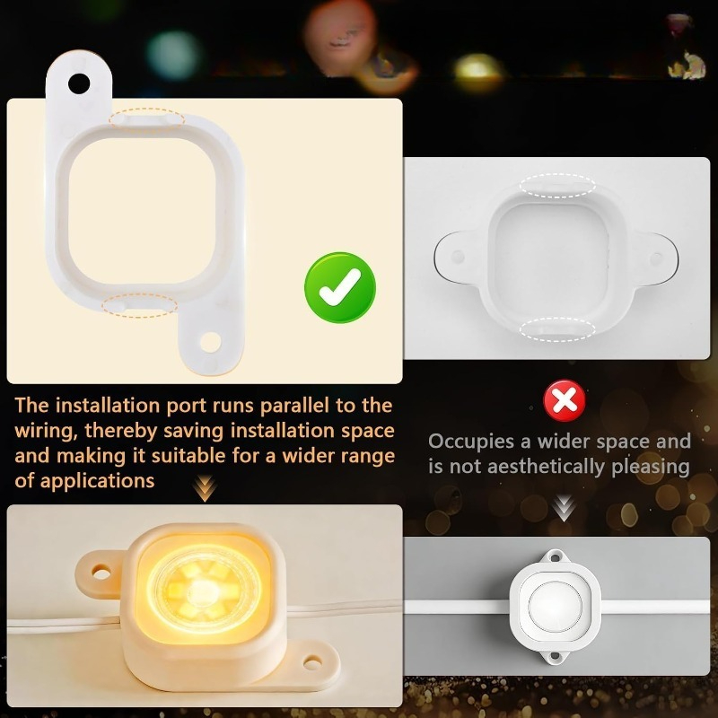 Outdoor Lighting Govee - 52/88/138 stuks LED-lichtclips met houder, voor