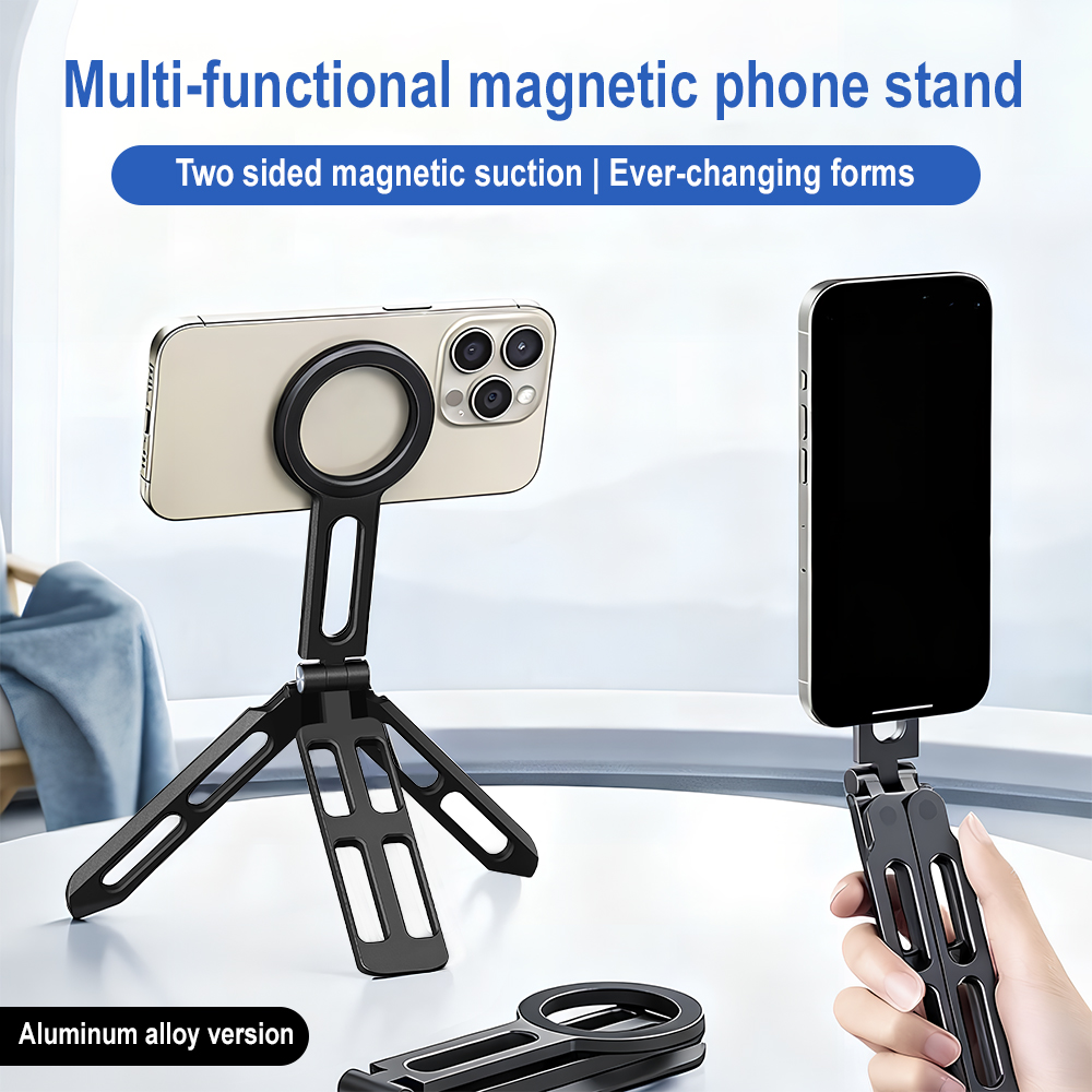 Outdoor Lighting For Photography - Magnetische telefoonhouder Vierassige 360° ° Draaibare