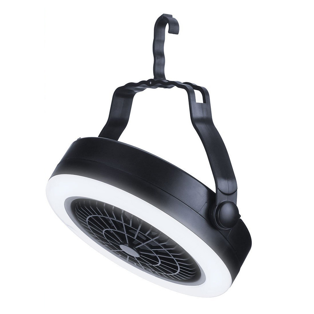 Outdoor Lighting No Outlet - USB-aangedreven 3-in-1 campingventilatorlamp met 18 LED-tentlamp