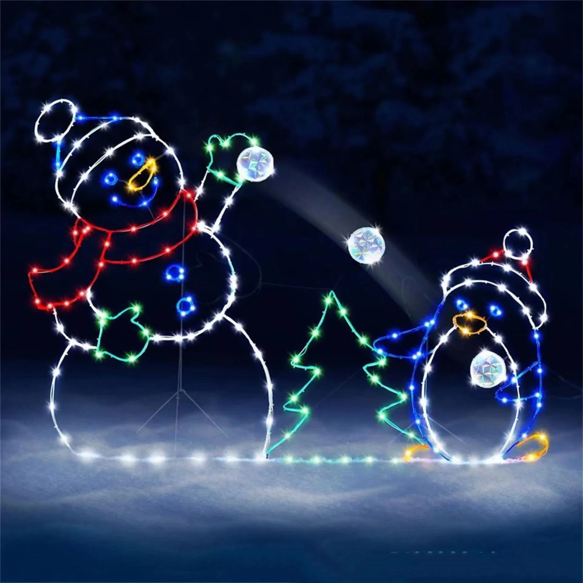 Geanimeerd sneeuwballicht LED  - Outdoor Lighting In Ground recensie en prijs