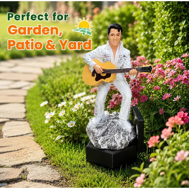 Elvis Solar Garden Statue Ligh - Outdoor Lighting Vintage recensie en prijs