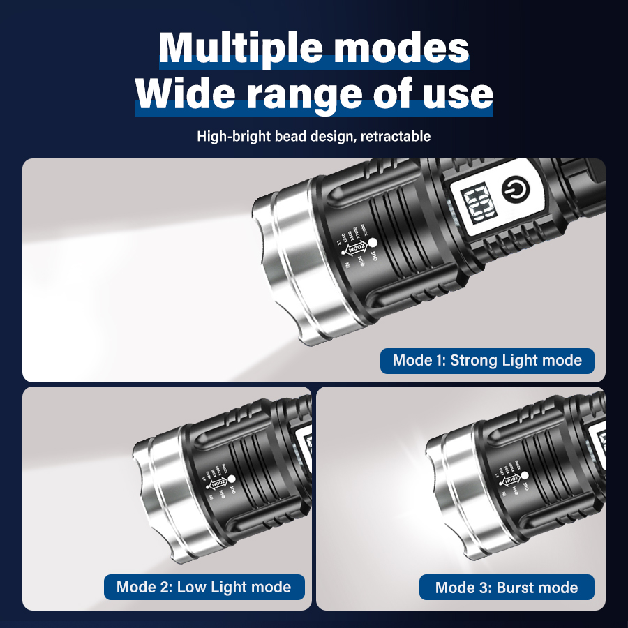 High Power 200000LM LED-zaklam - Outdoor Lighting Lamp recensie en prijs