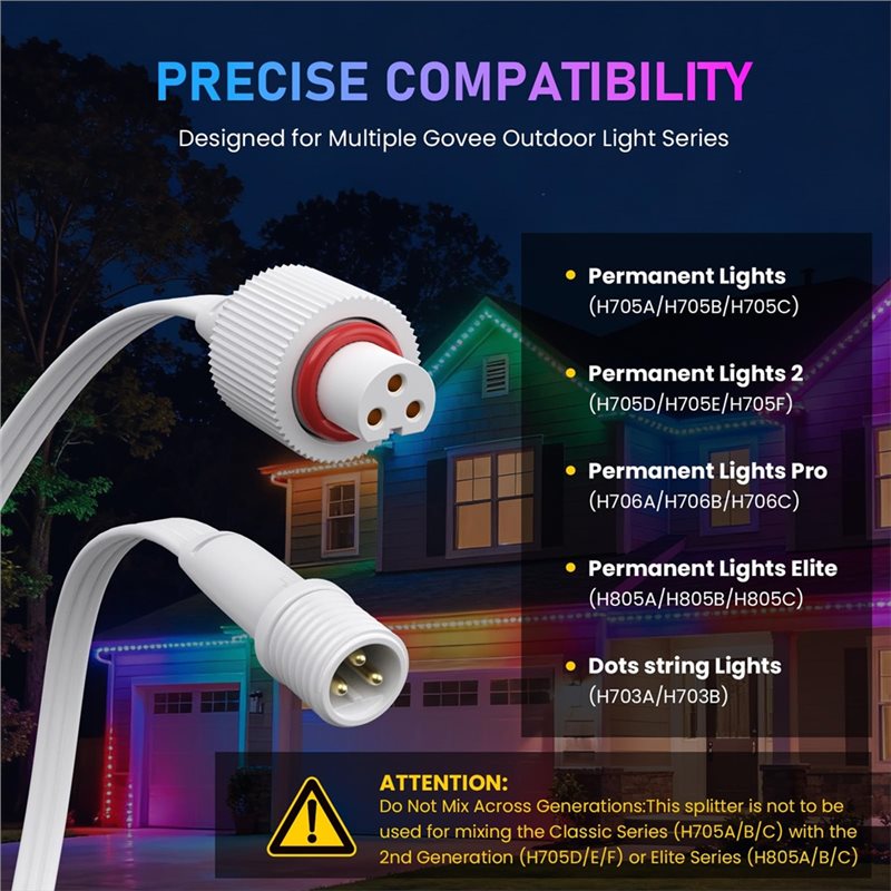 A93Z Y-Splitter Waterdichte 22 - Outdoor Lighting Govee recensie en prijs