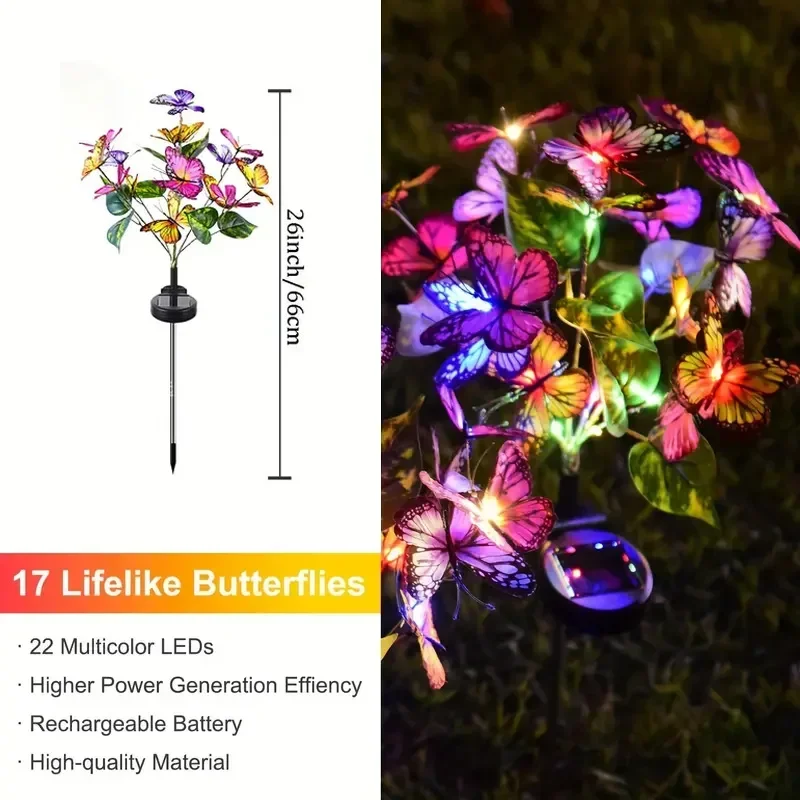 Solar LED-vlindertuinverlichti - Outdoor Lighting In Ground recensie en prijs