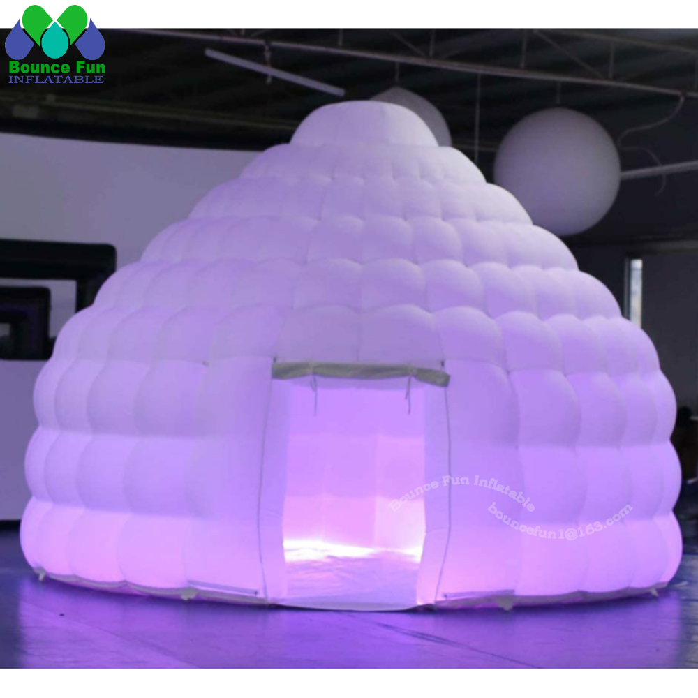 Witte opblaasbare iglo-koepelt - Outdoor Lighting Rental For Party recensie en prijs