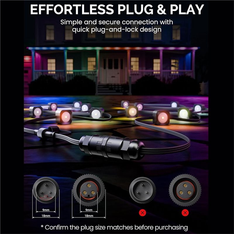 DT17 Waterdichte Verbindingsco - Outdoor Lighting Govee recensie en prijs