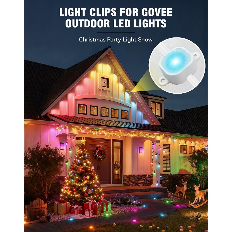 200 stuks buitenlichtclips, vo - Outdoor Lighting Govee recensie en prijs