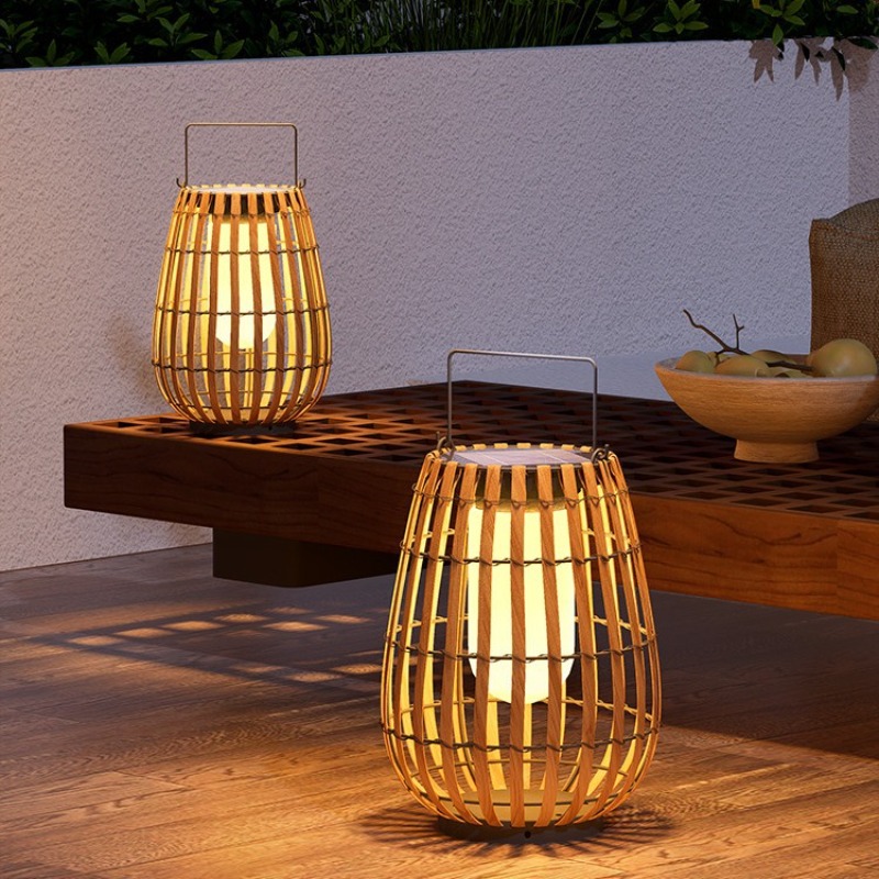 Luxe zonne-aangedreven rotan w - Outdoor Lighting Accent recensie en prijs