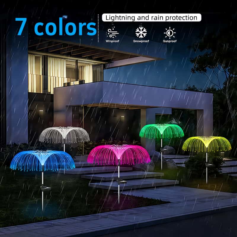 5 stuks zonne-kwallen LED-lamp - Outdoor Lighting Jellyfish recensie en prijs