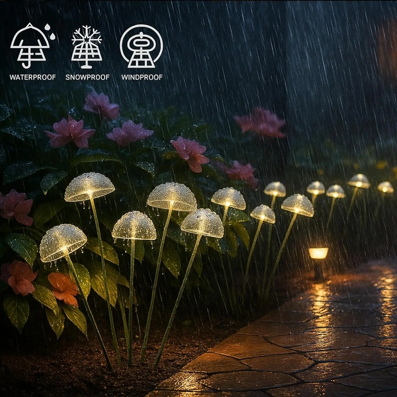 6LEDS Solar Mushroom Ambient L - Outdoor Lighting Jellyfish recensie en prijs