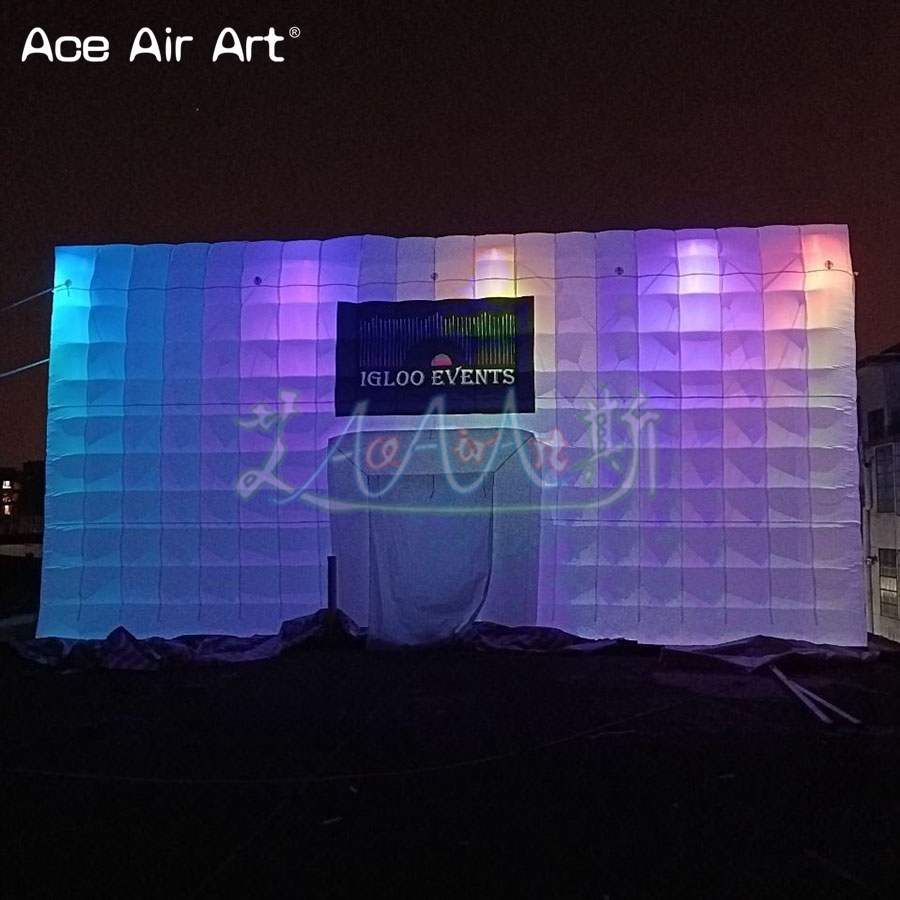 Opblaasbare kubustent met LED- - Outdoor Lighting No Outlet recensie en prijs