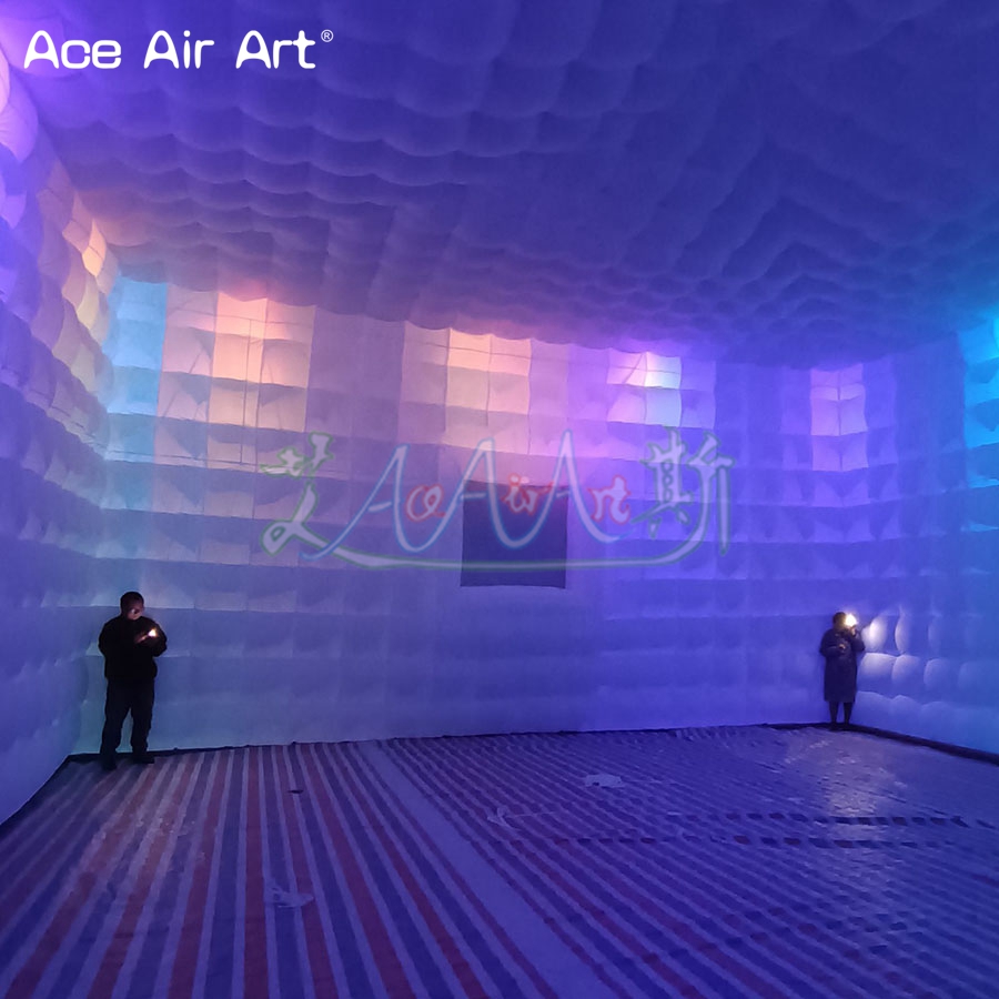 Opblaasbare kubustent met LED- - Outdoor Lighting No Outlet recensie en prijs