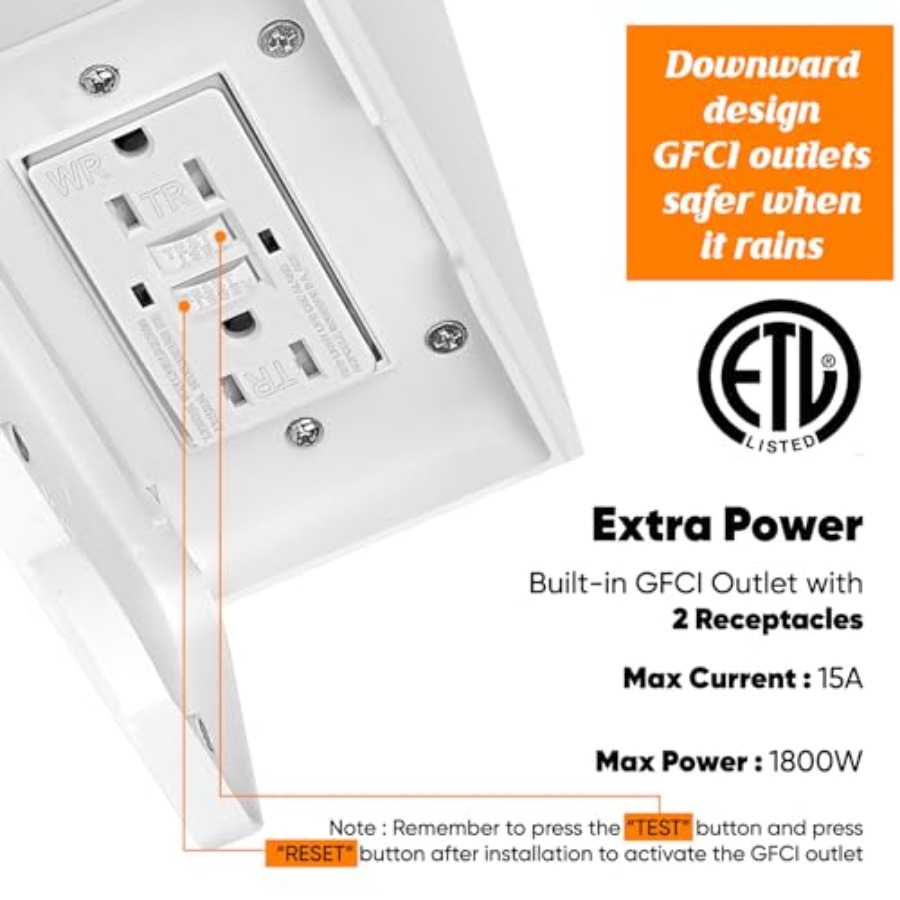 Verandalamp met geïntegreerde  - Outdoor Lighting No Outlet recensie en prijs