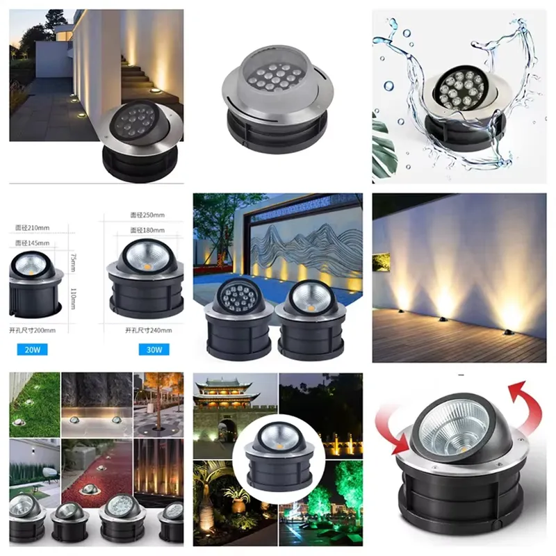 OEM ODM Maatwerk 10W 20W Ingeb - Outdoor Lighting In Ground recensie en prijs