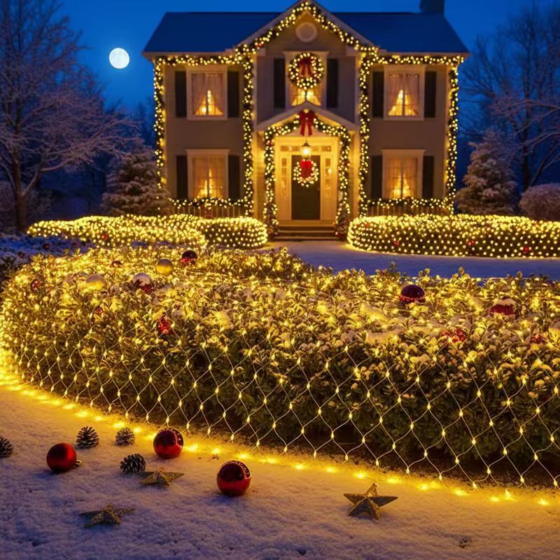3x2m Kerstnet Mesh Gordijnverl - Outdoor Lighting Grid Screen recensie en prijs
