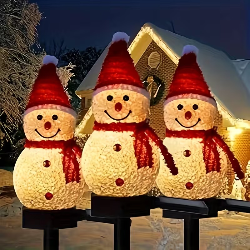 Aurooso sneeuwpop-gazonlamp op - Outdoor Lighting Accent recensie en prijs