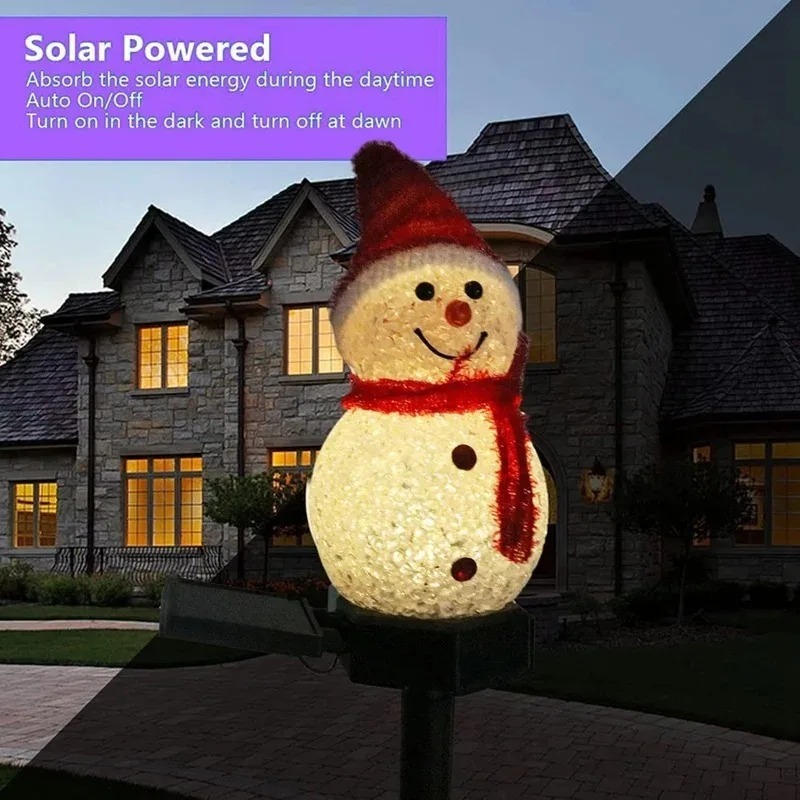 Aurooso sneeuwpop-gazonlamp op - Outdoor Lighting Accent recensie en prijs