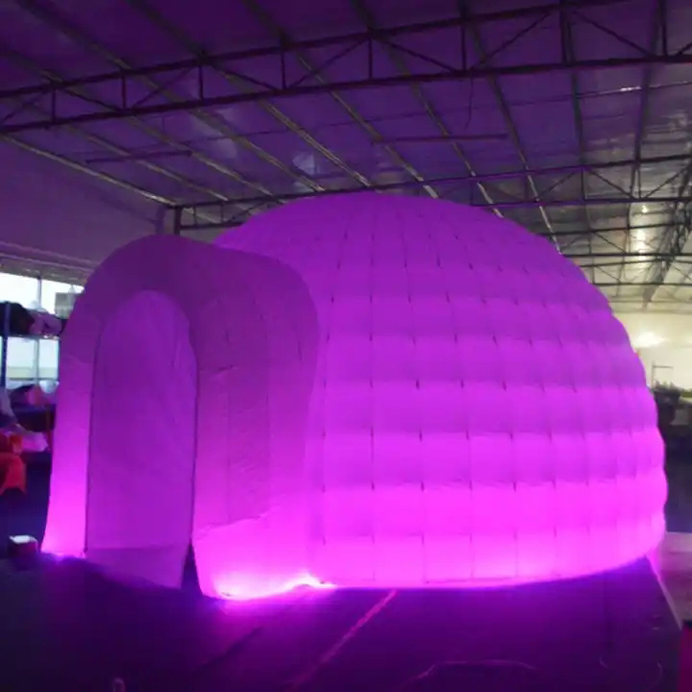 Witte opblaasbare iglo-tent vo - Outdoor Lighting Rental For Party recensie en prijs