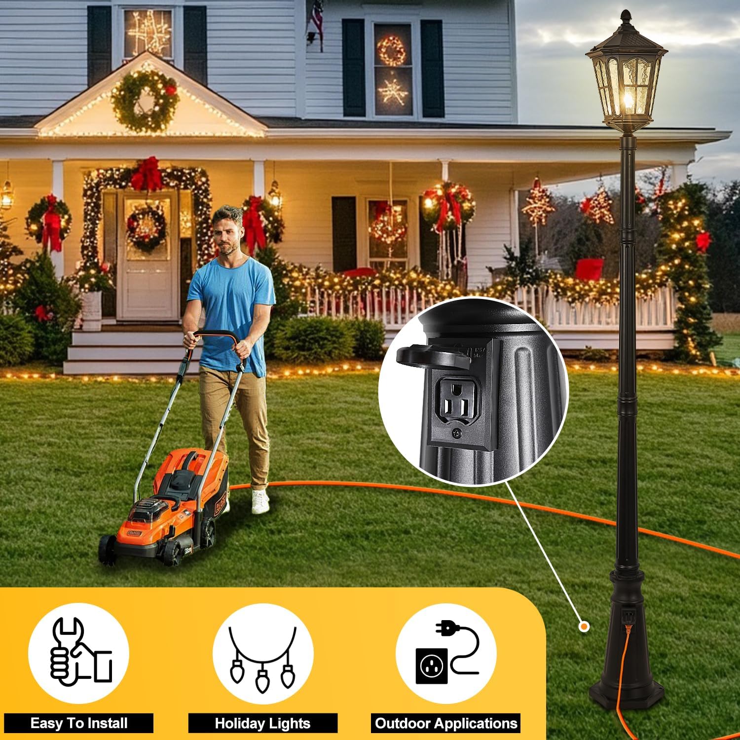 Waterdichte buitenpaallamp met - Outdoor Lighting No Outlet recensie en prijs