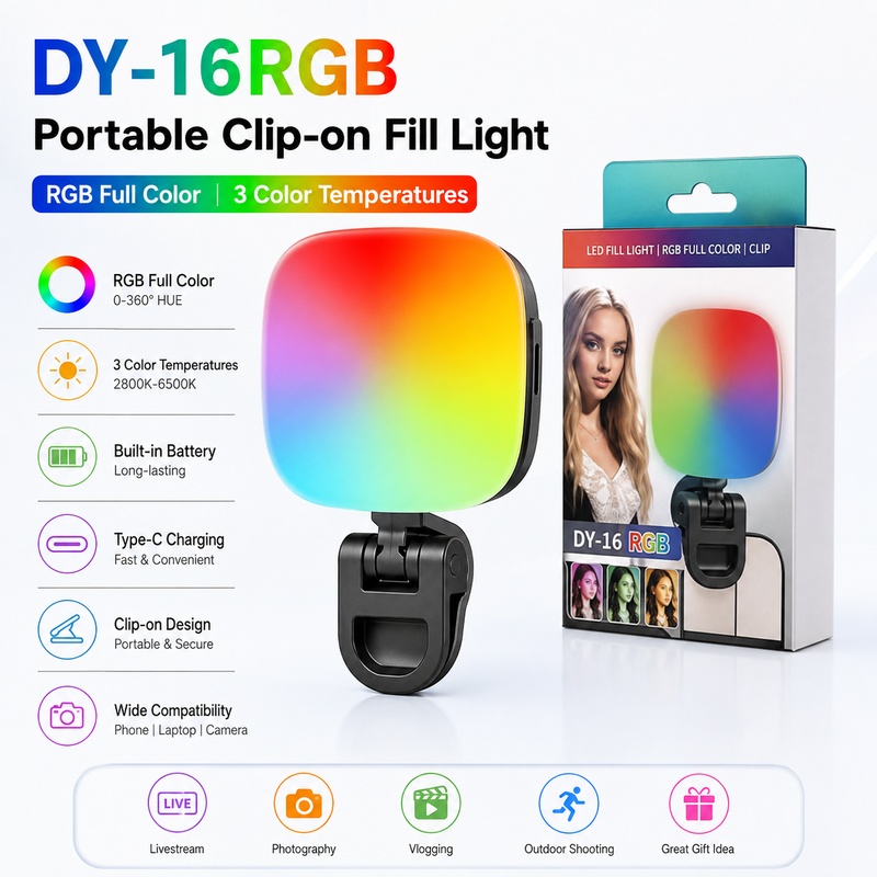 Draagbare RGB LED-vullichtlamp - Outdoor Lighting For Photography recensie en prijs