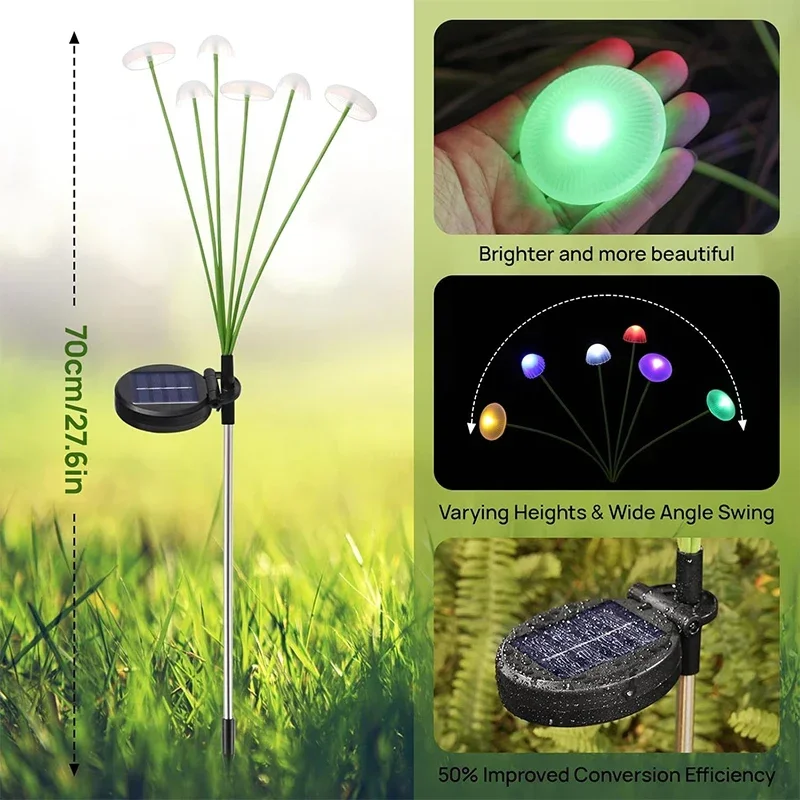Solar LED Jellyfish Sway Light - Outdoor Lighting Jellyfish recensie en prijs