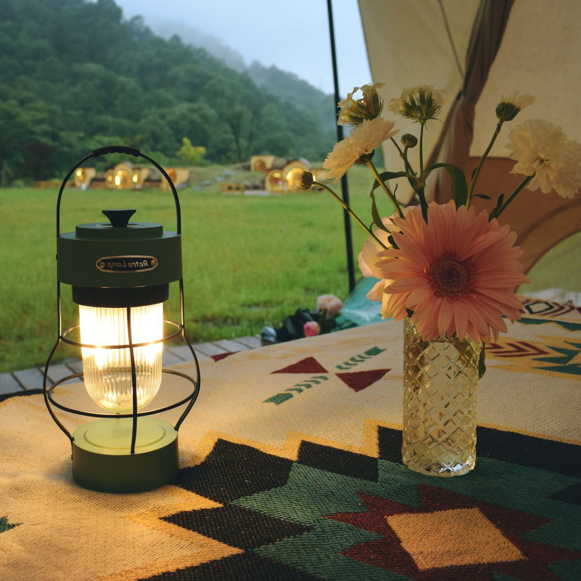 Vintage oplaadbare LED-camping - Outdoor Lighting Accent recensie en prijs
