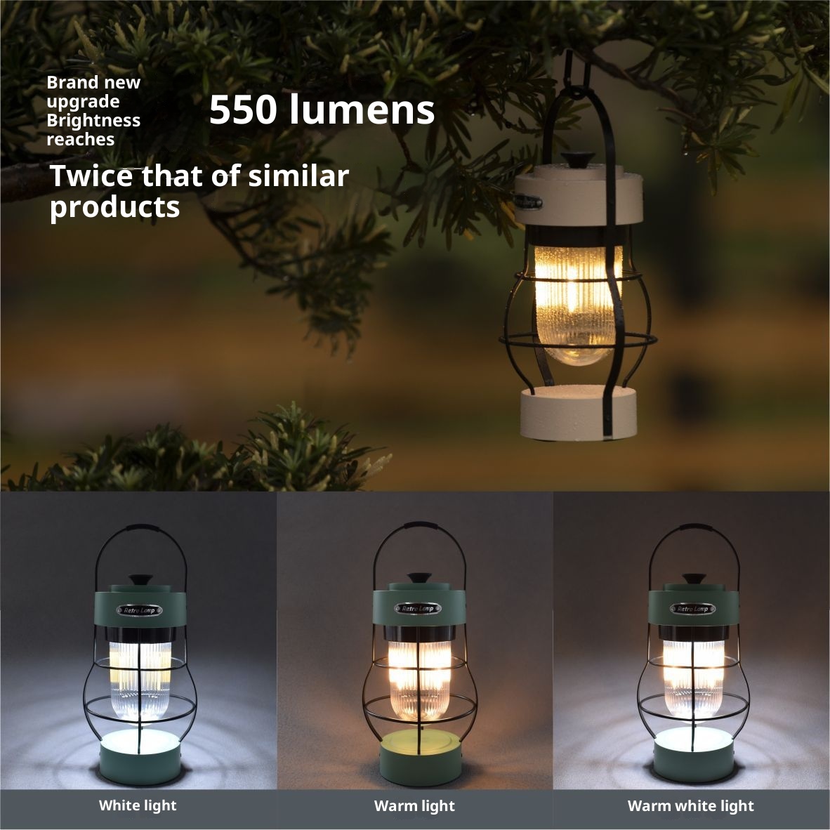 Vintage oplaadbare LED-camping - Outdoor Lighting Accent recensie en prijs