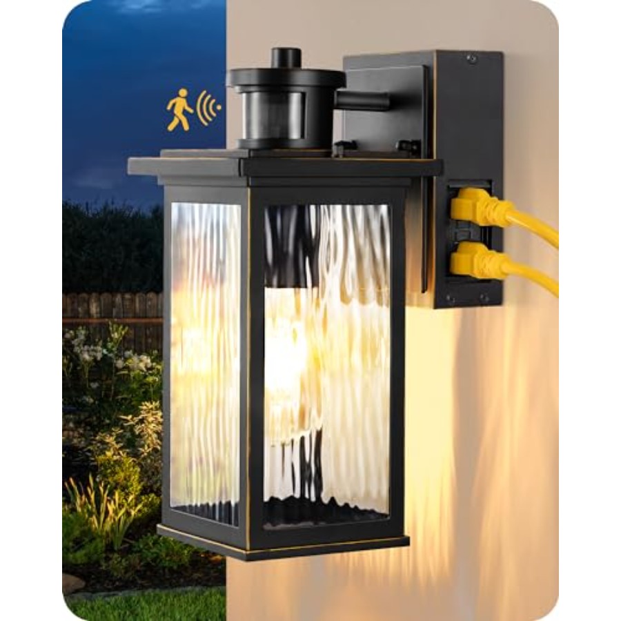 Buitenwandlamp met GFCI-aanslu - Outdoor Lighting No Outlet recensie en prijs