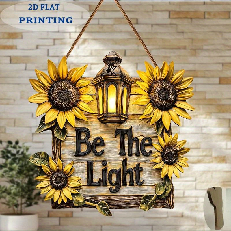 1PC 2D plat bedrukt houten bor - Outdoor Lighting Quotes recensie en prijs