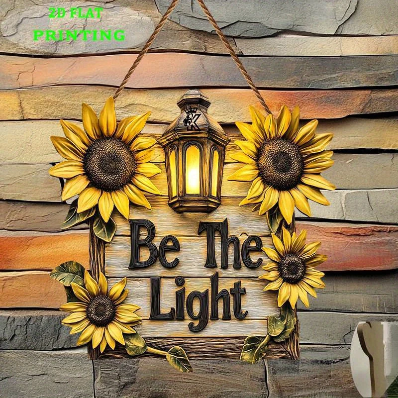 1PC 2D plat bedrukt houten bor - Outdoor Lighting Quotes recensie en prijs