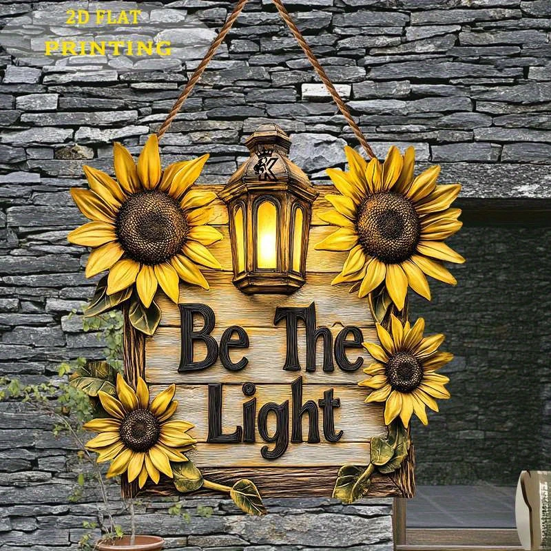 1PC 2D plat bedrukt houten bor - Outdoor Lighting Quotes recensie en prijs