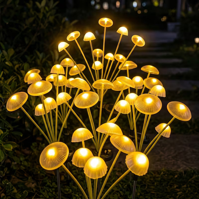 Outdoor LED Solar Mushroom Lig - Outdoor Lighting Jellyfish recensie en prijs