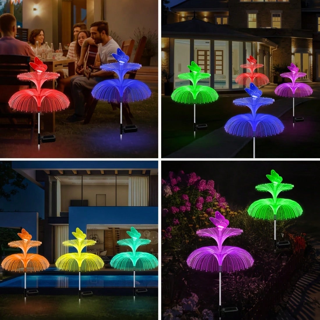 2 stuks op zonne-energie werke - Outdoor Lighting Jellyfish recensie en prijs