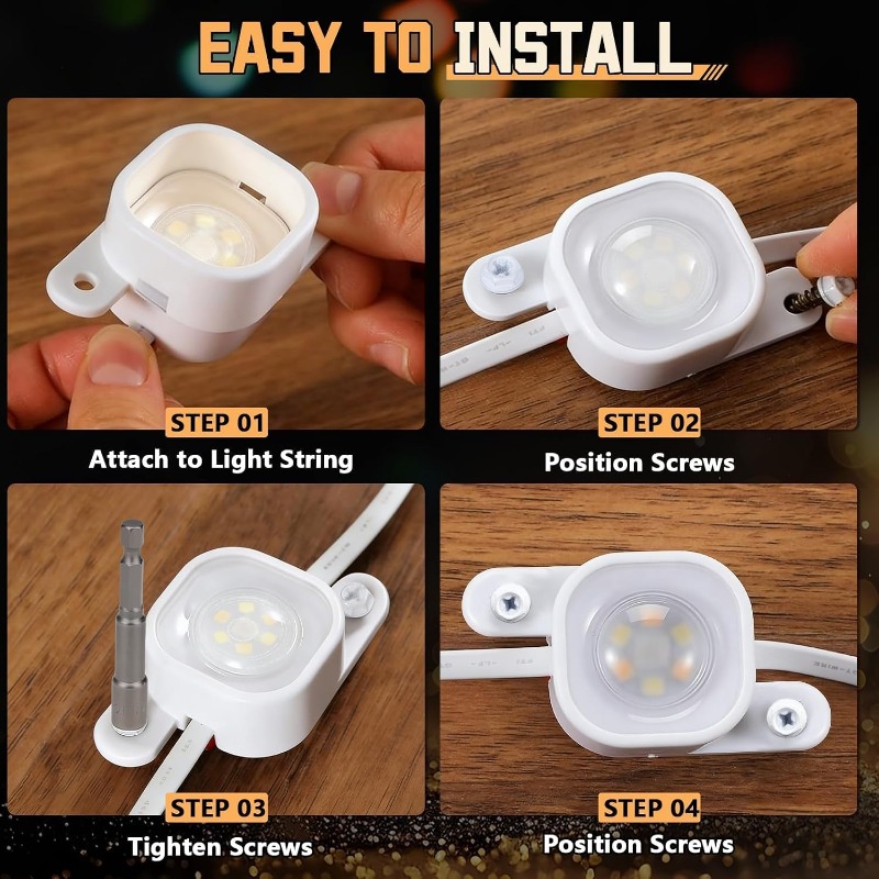 52/88/138 stuks LED-lichtclips - Outdoor Lighting Govee recensie en prijs