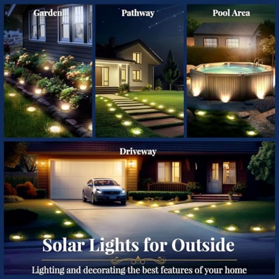 Solar Ground Lights Solar Ligh - Outdoor Lighting In Ground recensie en prijs
